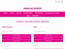 Tablet Screenshot of miamiadschool.com.br